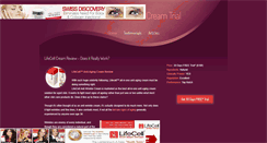 Desktop Screenshot of lifecellantiageing.com